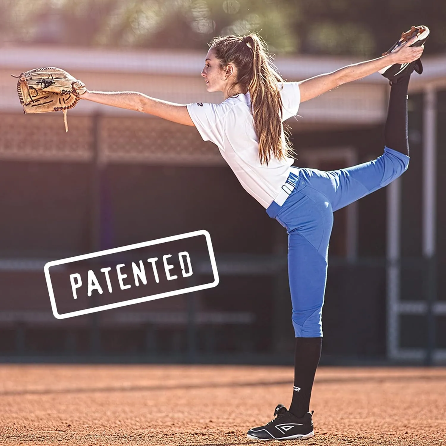 3N2 Women's Softball Pants NuFit Knickers -  Inch Belt Loops - Low-Rise Fit, Double Knee Reinforcement