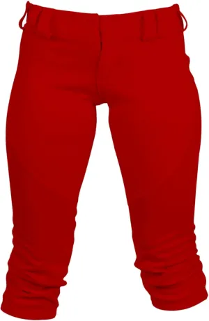 3N2 Women's Softball Pants NuFit Knickers -  Inch Belt Loops - Low-Rise Fit, Double Knee Reinforcement