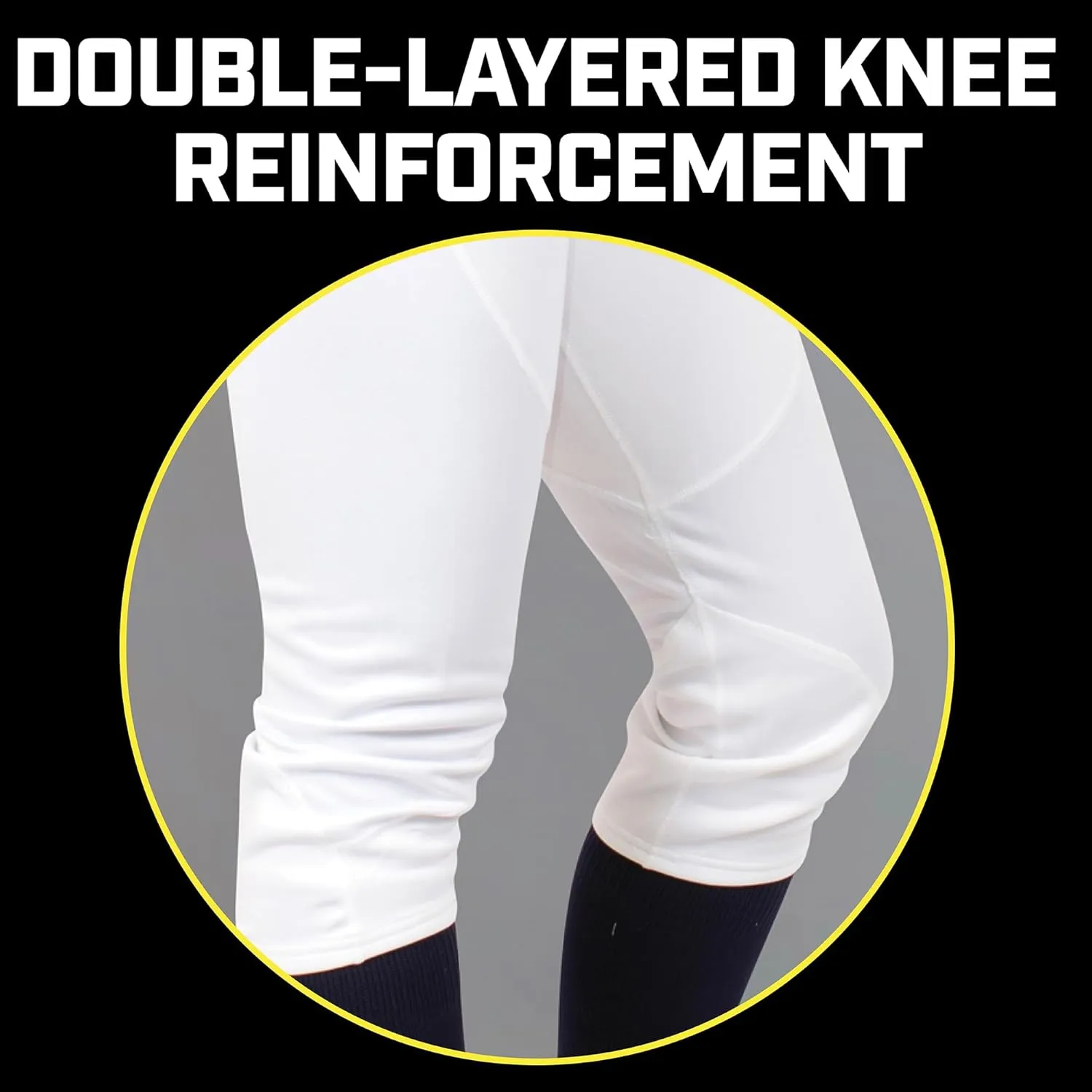 3N2 Women's Softball Pants NuFit Knickers -  Inch Belt Loops - Low-Rise Fit, Double Knee Reinforcement
