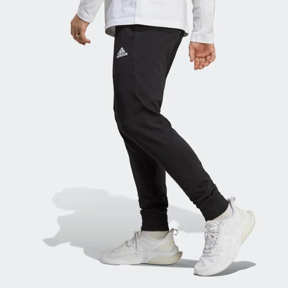 adidas Men's Essentials Single Jersey Tapered Cuffed Pants