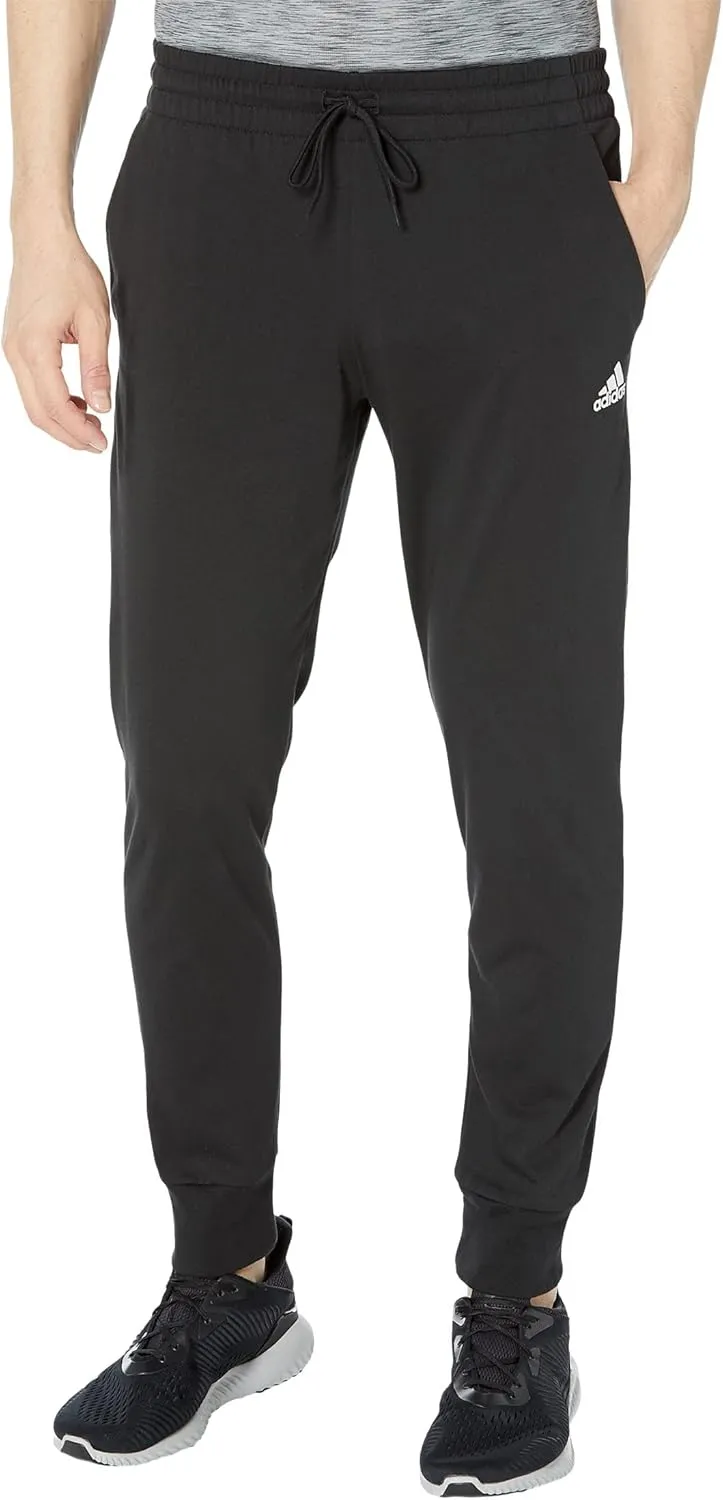 adidas Men's Essentials Single Jersey Tapered Cuffed Pants