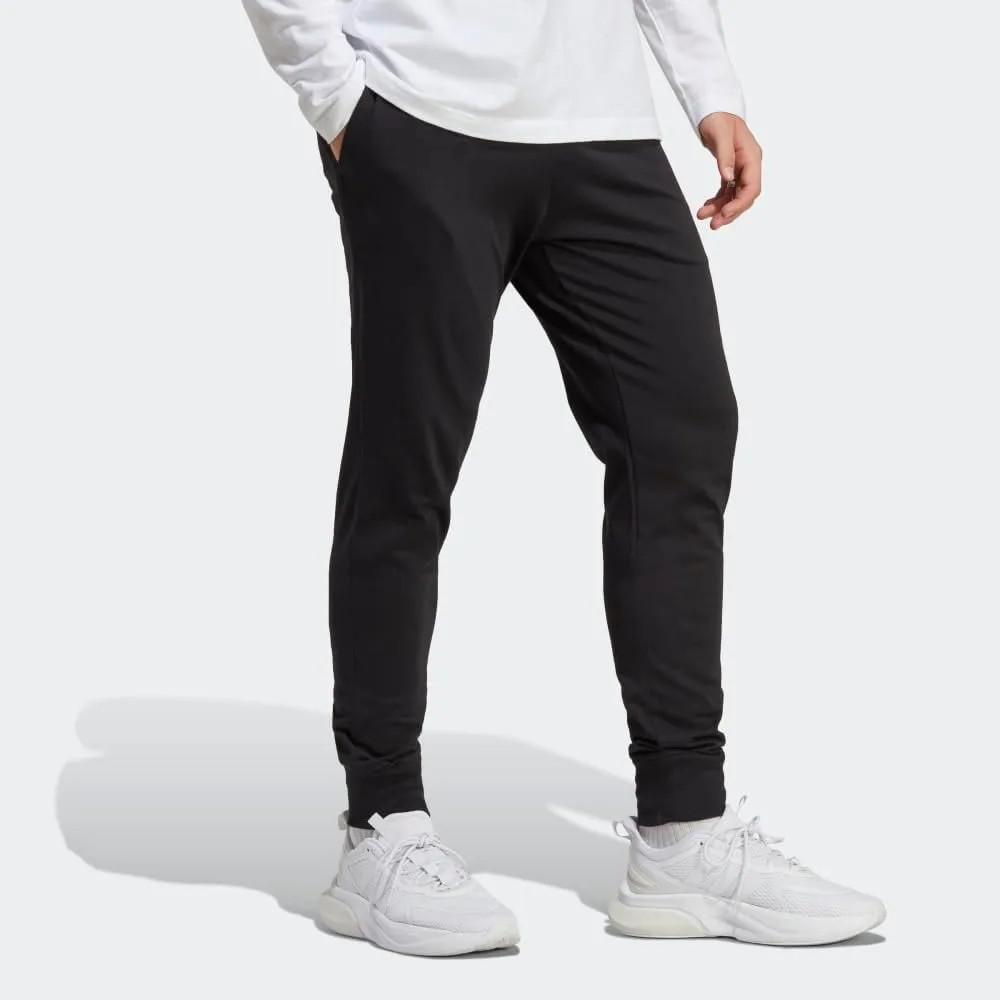 adidas Men's Essentials Single Jersey Tapered Cuffed Pants