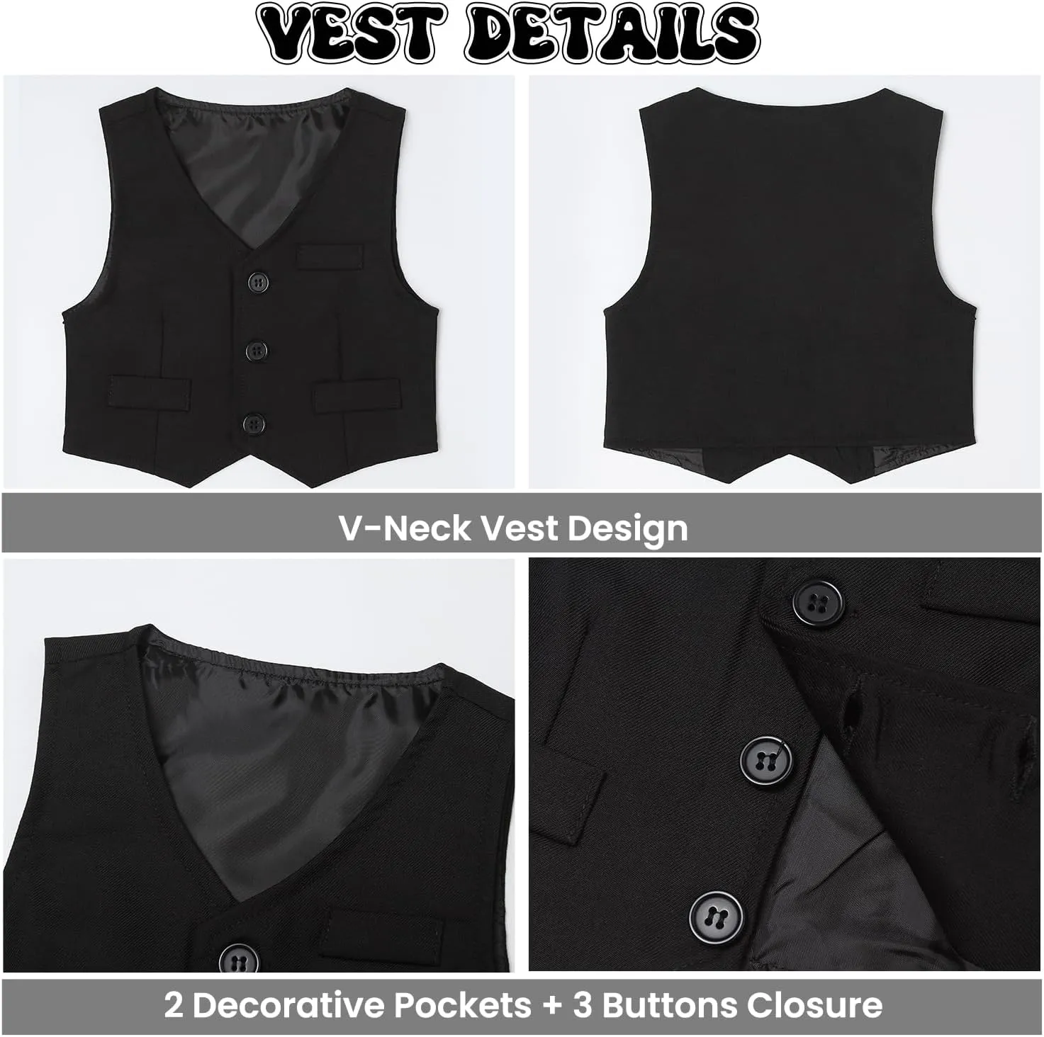 Baby Boy Clothes Suits Infant Gentleman Wedding Outfit Formal Dress Shirt Vest Bowtie Pants 4Pcs Baby Suit Sets