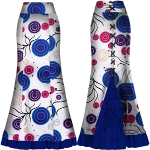 BAZINRICHE African Skirt for Women Long Maxi Skirts Adjustable Bandage Slim Bodycon Party Pencil Skirt