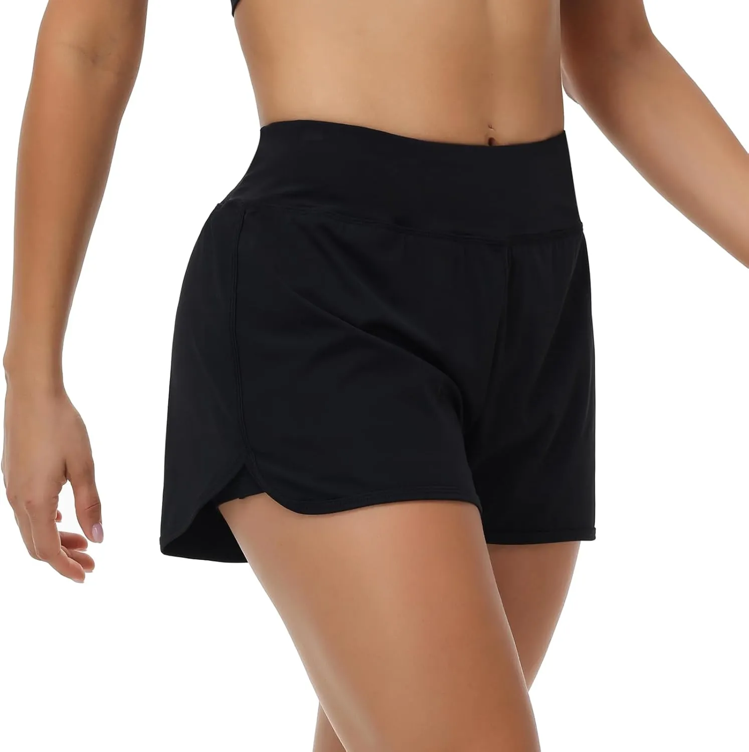 Blaosn Flowy Running Shorts for Women Workout Athletic Gym Yoga Tennis Pants High Waisted with Pockets Cute Clothes Summer