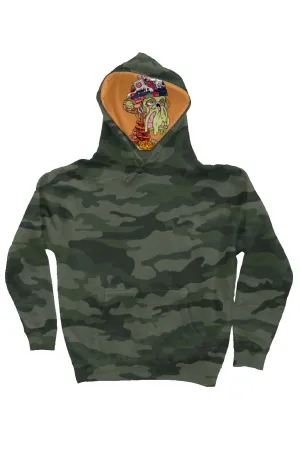 Camo Independent Heavyweight Hoodie feat. MAYC #5005 on Line hoodie