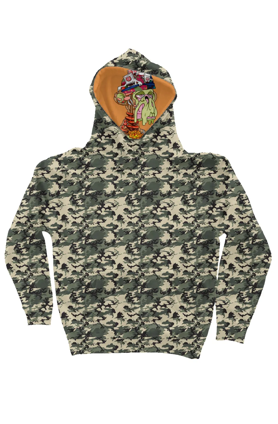 Camo Independent Heavyweight Hoodie feat. MAYC #5005 on Line hoodie
