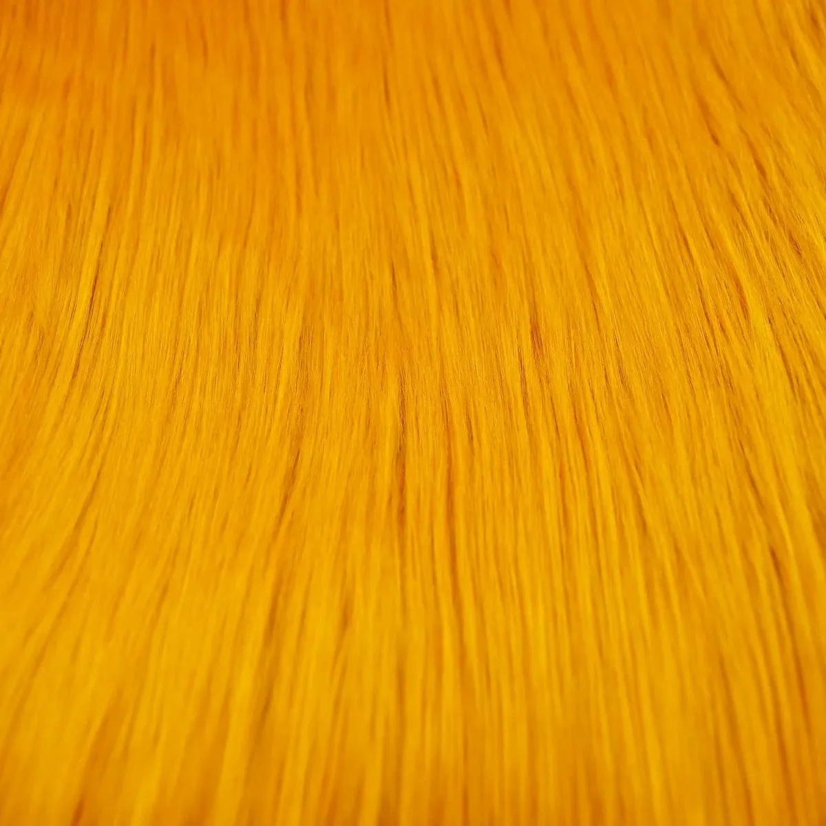 Canary Yellow Shaggy Long Pile Faux Fur Fabric (4")