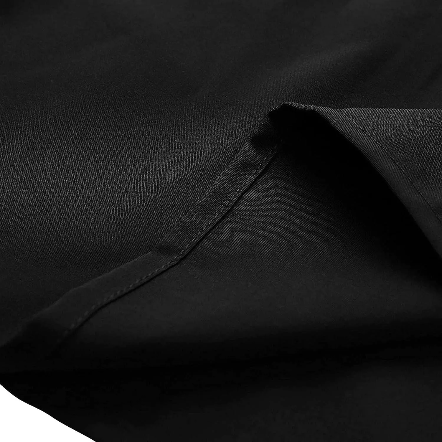 Casual Dresses for Women Summer Round Neck 3/4 Sleeve Solid Loose Long Tops Comfy Shift Plus Size Dress with Pocket