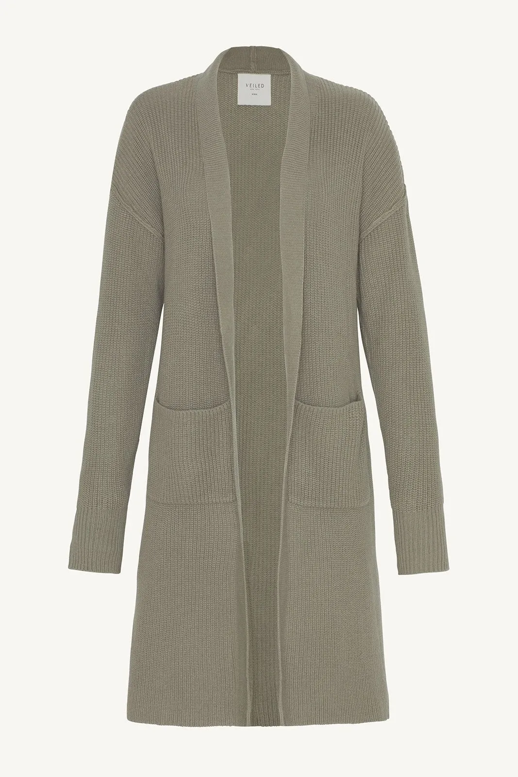 Chunky Knit  Cardigan - Sage