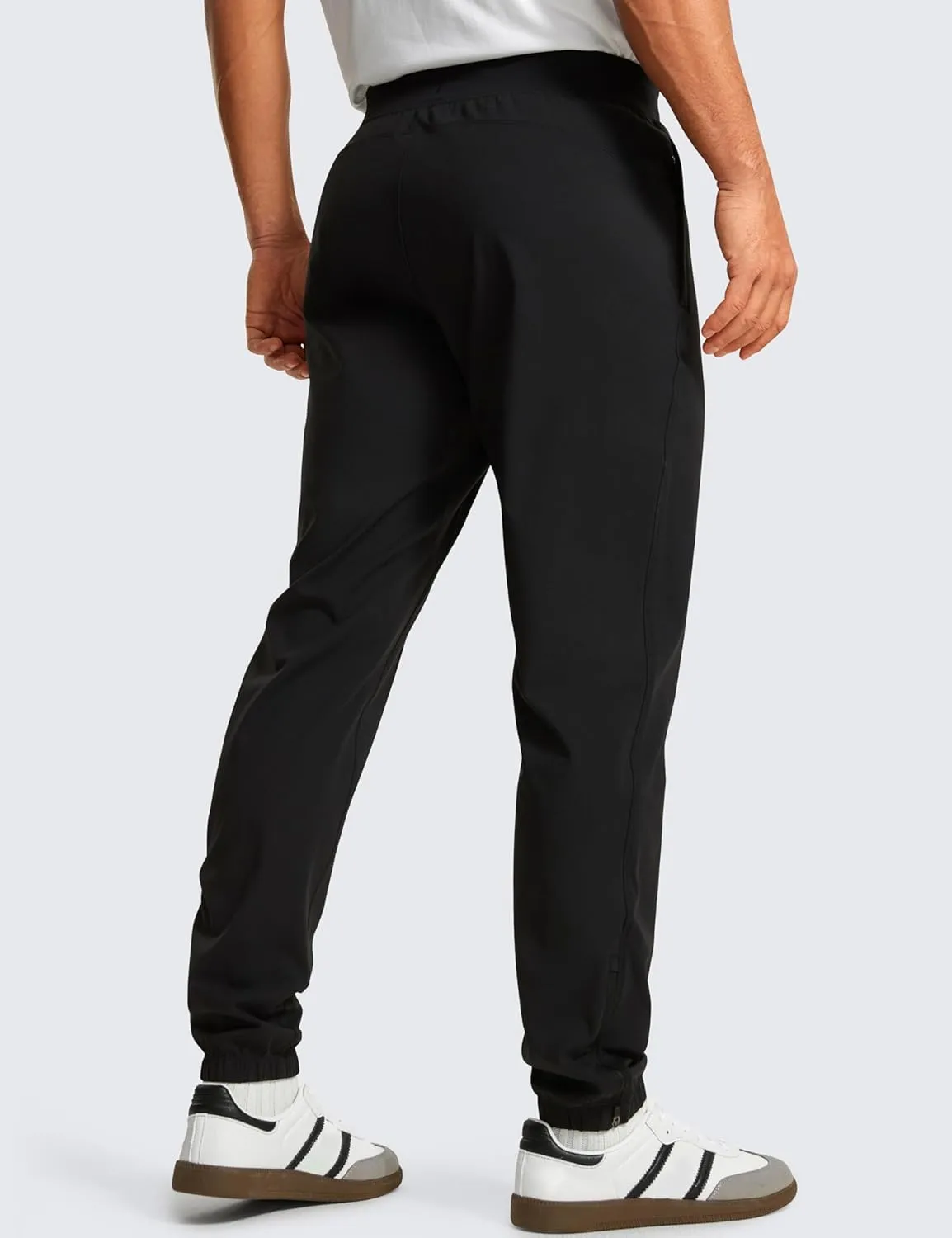 CRZ YOGA Mens 4-Way Stretch Golf Joggers with Pockets 30"/32" - Track Gym Athletic Workout Hiking Pants