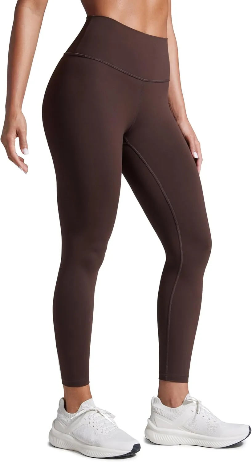 CRZ YOGA Women Butterbreeze Workout Leggings 25 Inches - High Waisted Tummy Control Athletic Gym Yoga Running Cycling Pants
