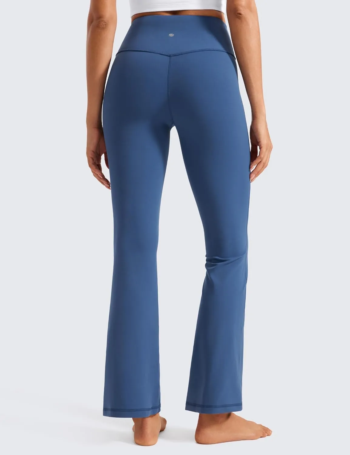 CRZ YOGA Womens Butterluxe High Waist Flare Pants 29" / 30.5" / 32" / 33.5" - Yoga Bootcut Wide Leg with Pocket Lounge