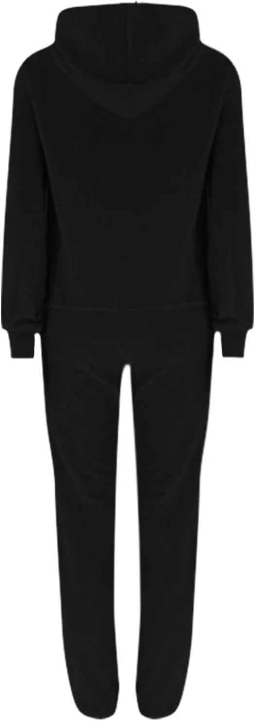Gumipy Two Piece Sets for Women Plus Size Fleece Lounge Sets Oversized Sweatshirt Hoodie Baggy Sweatpants Spring Sweatsuits