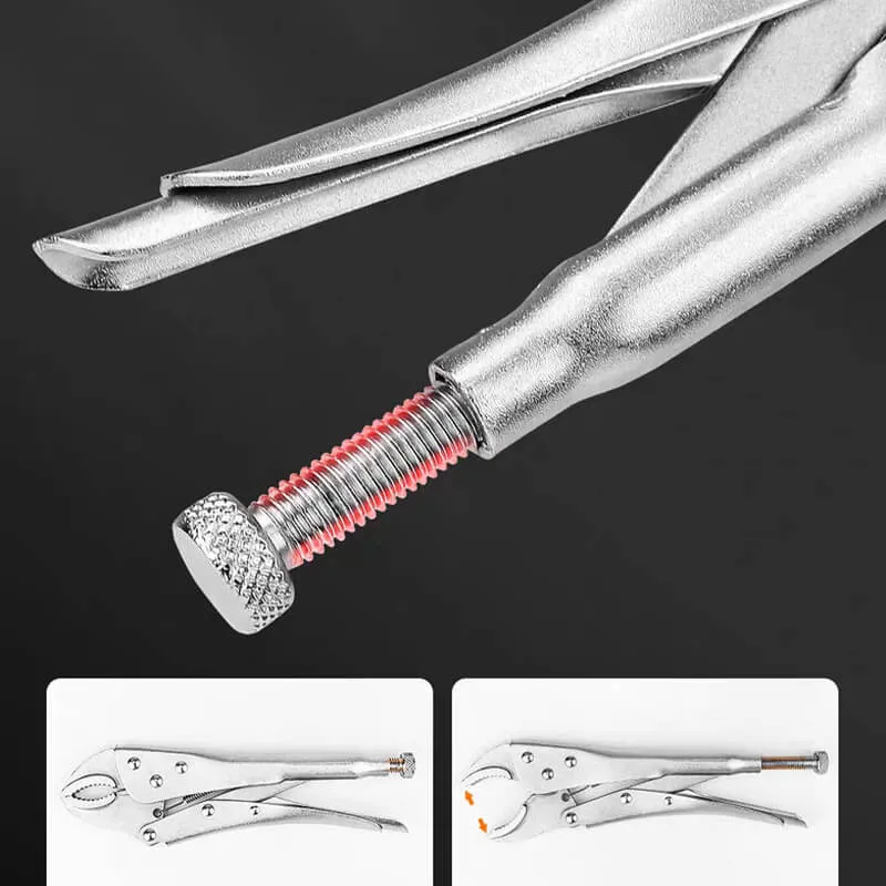 Heavy-duty jaws locking pliers