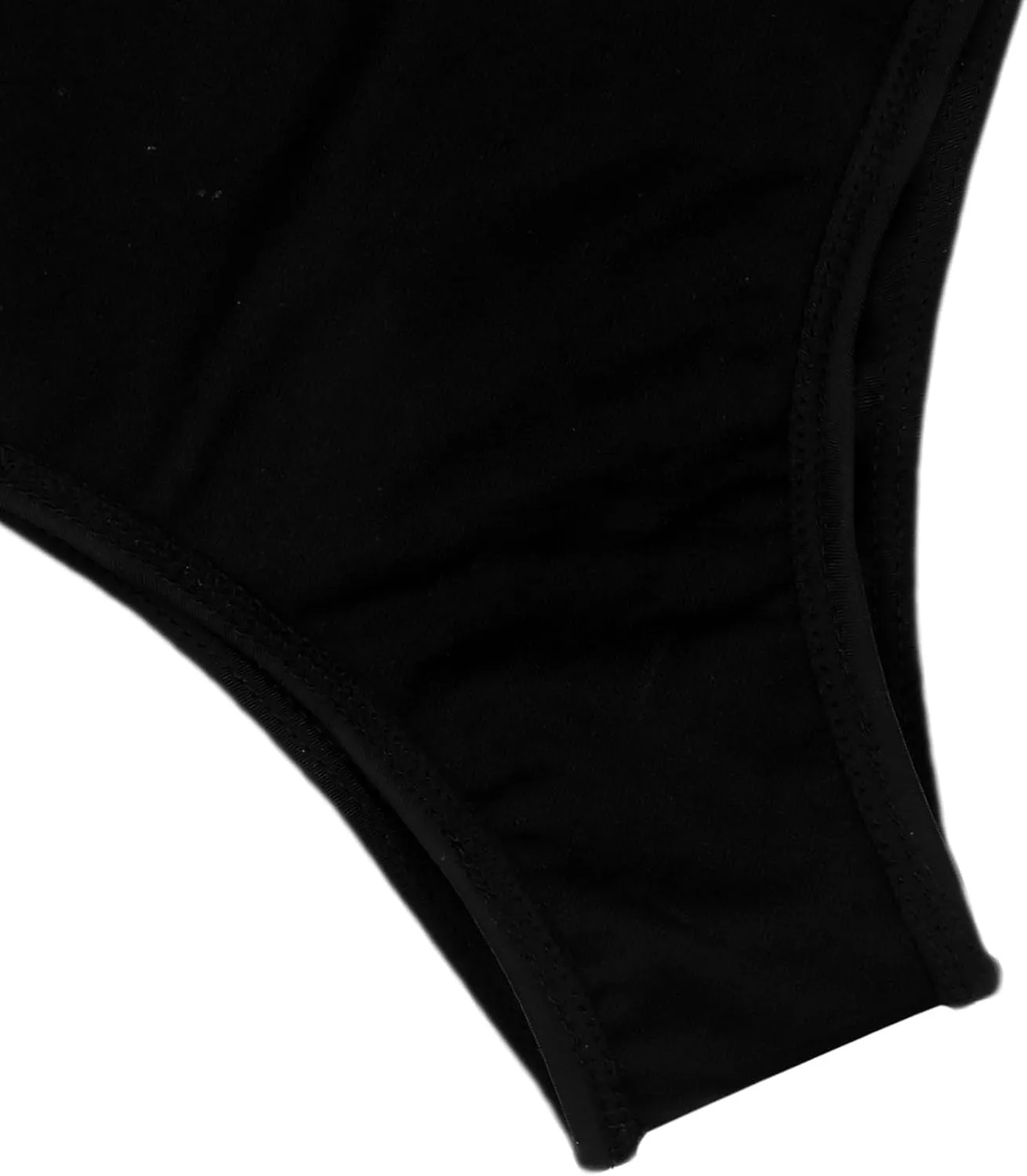 JUMISEE Women Skull Letter Pattern Goth Bikini Set 2 Piece High Waist Bandeau Swimsuit