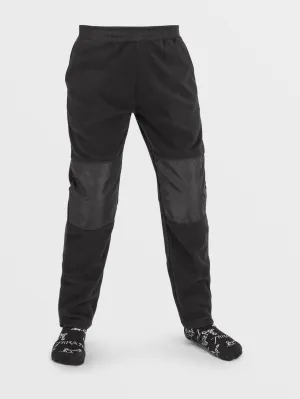 Kids Youth Polar Fleece Pants - Black