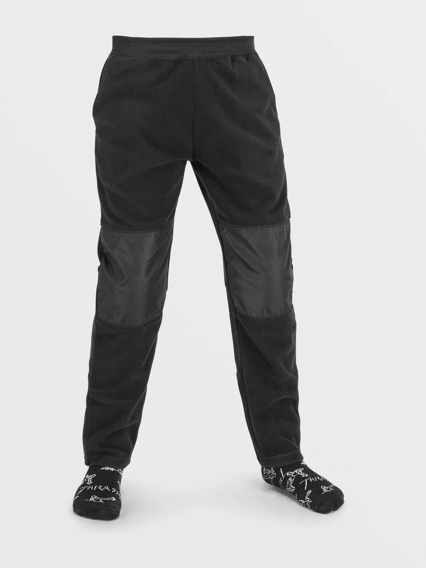 Kids Youth Polar Fleece Pants - Black