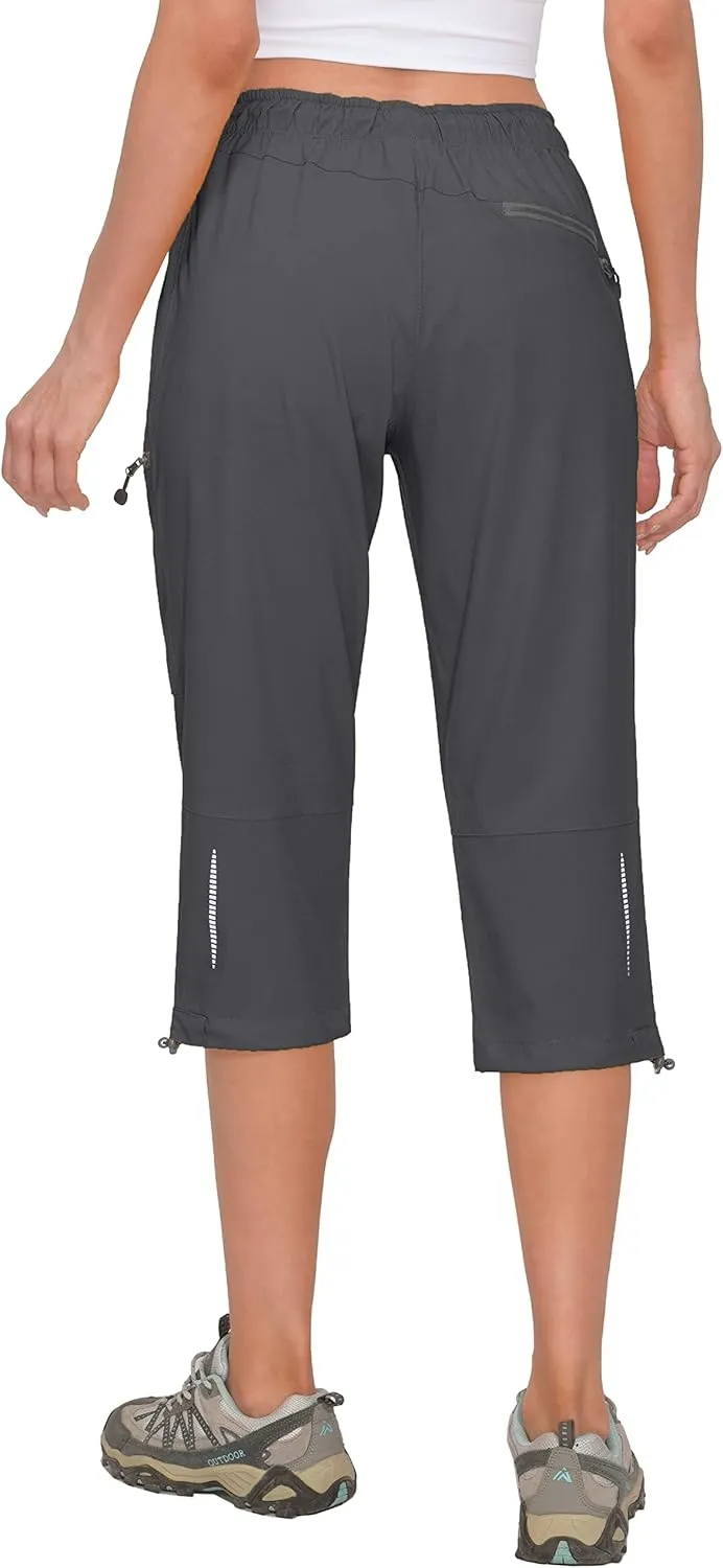 Little Donkey Andy Women's Quick Dry 3/4 Pants Capri Shorts Lightweight Hiking Travel Casual