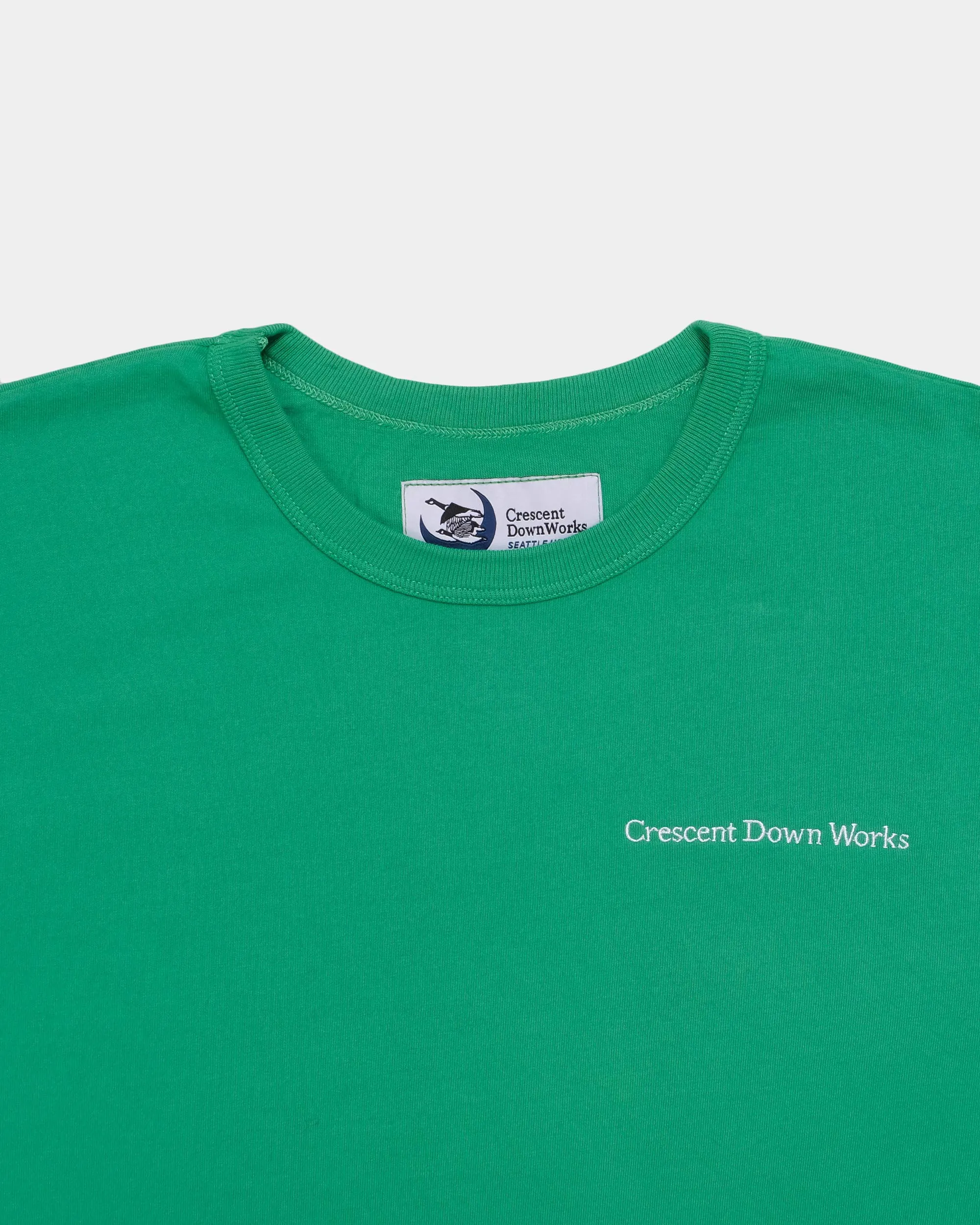 Long Sleeve logo T-shirt - Kelly (Final Sale)