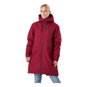 Marta-lisa Wns Parka Red