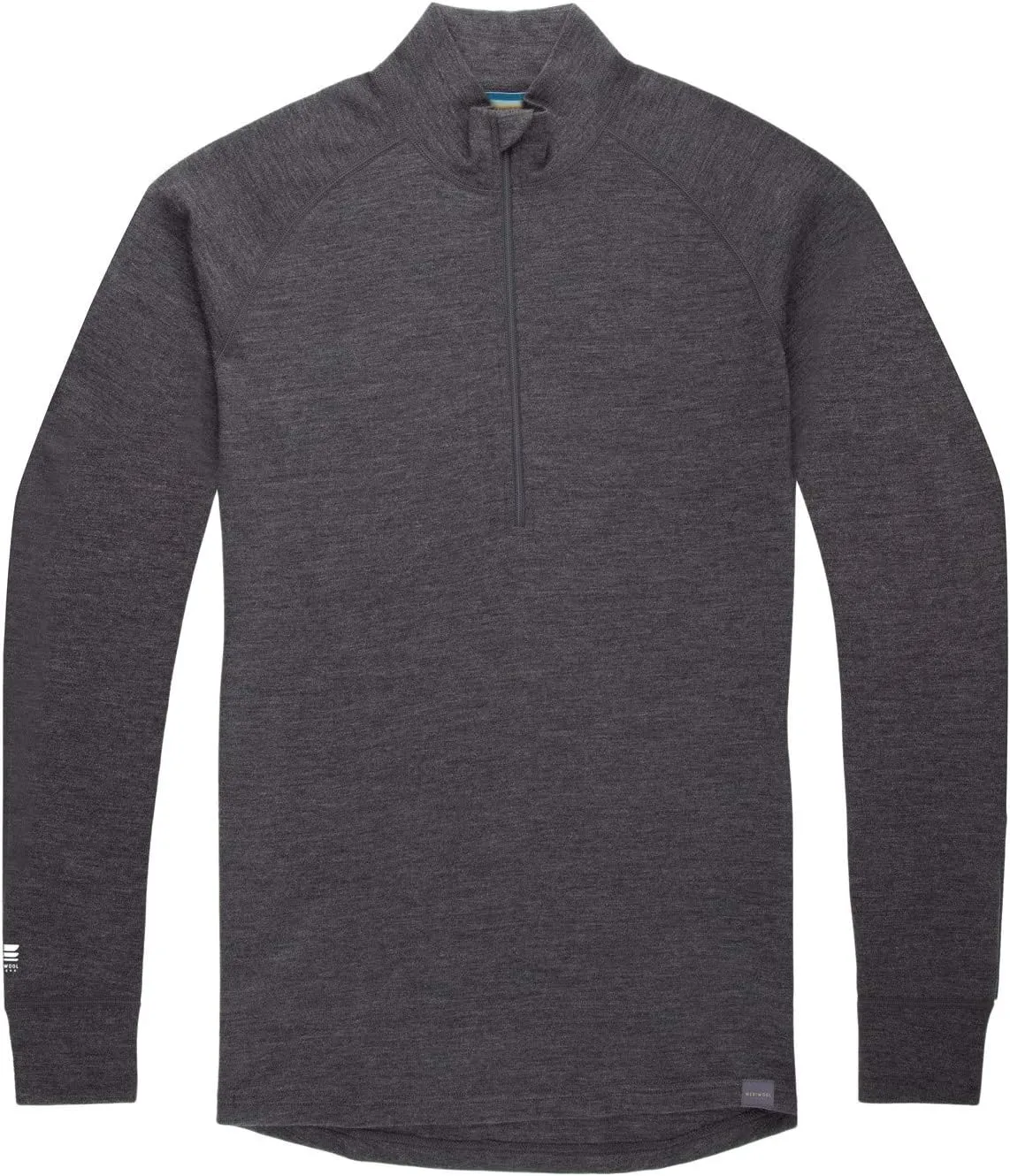MERIWOOL Mens Base Layer 100% Merino Wool Midweight 250g Half Zip Sweater for Men