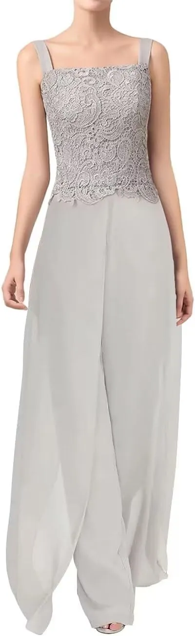 Mother of The Bride Pants Suits Formal Dresses Outfit Set Evening Gowns for Women Mother of The Groom Dresses
