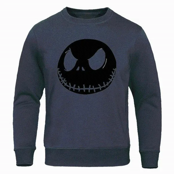 Nightmare Before Christmas Cartoon Jack Skellington Hoodies Pullovers
