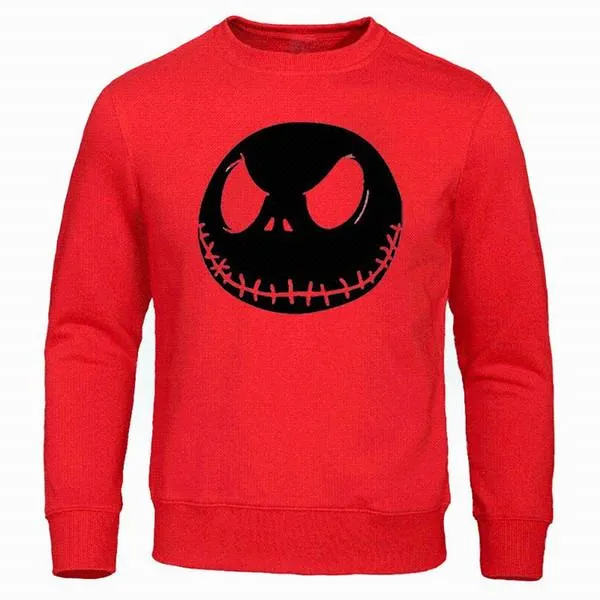 Nightmare Before Christmas Cartoon Jack Skellington Hoodies Pullovers