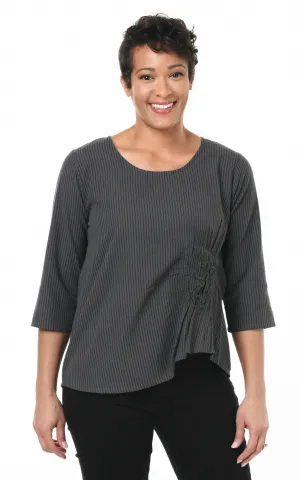 Olga Womens Top in Windsor Stripe