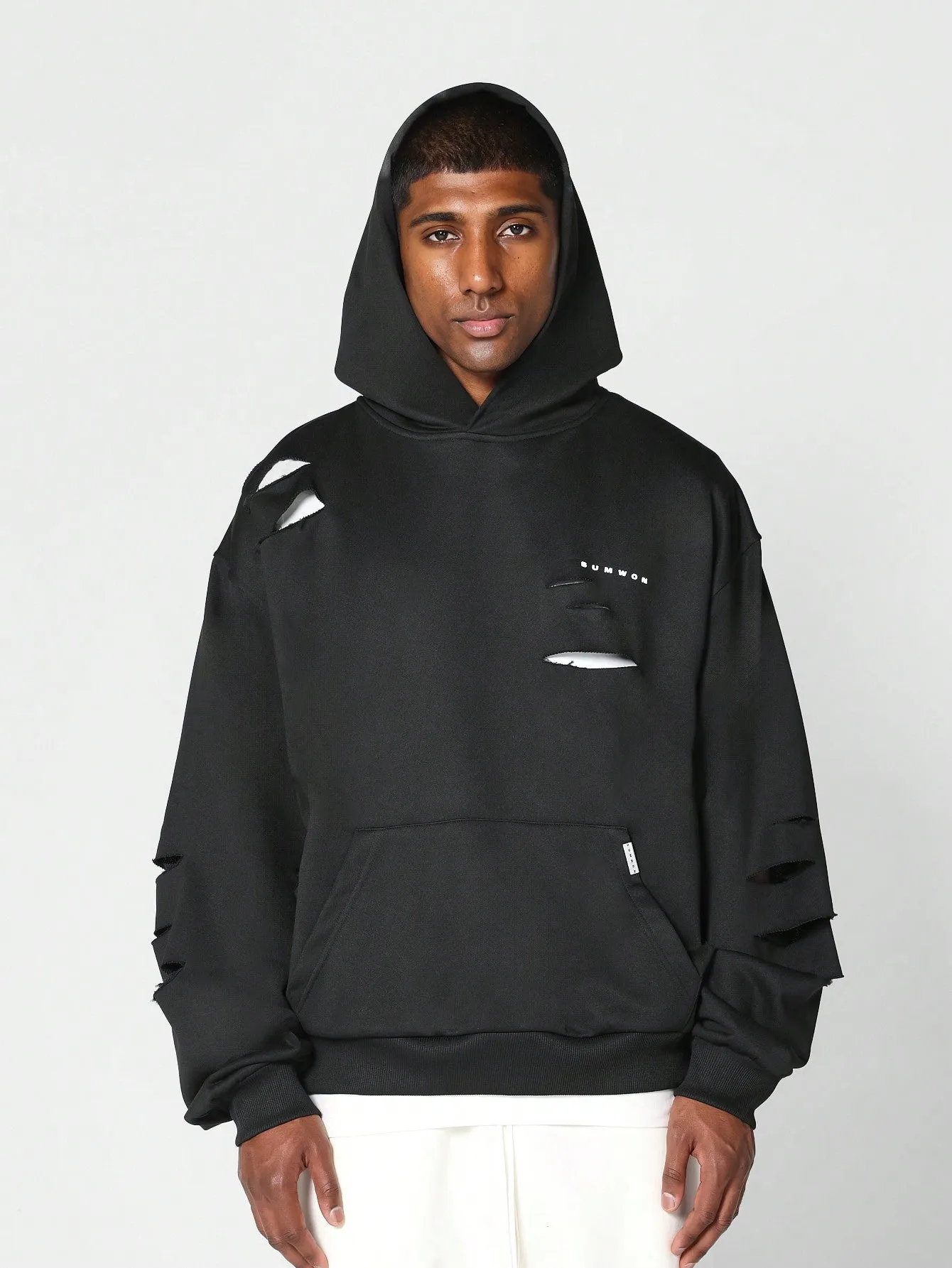 Overhead Distressed Hoodie
