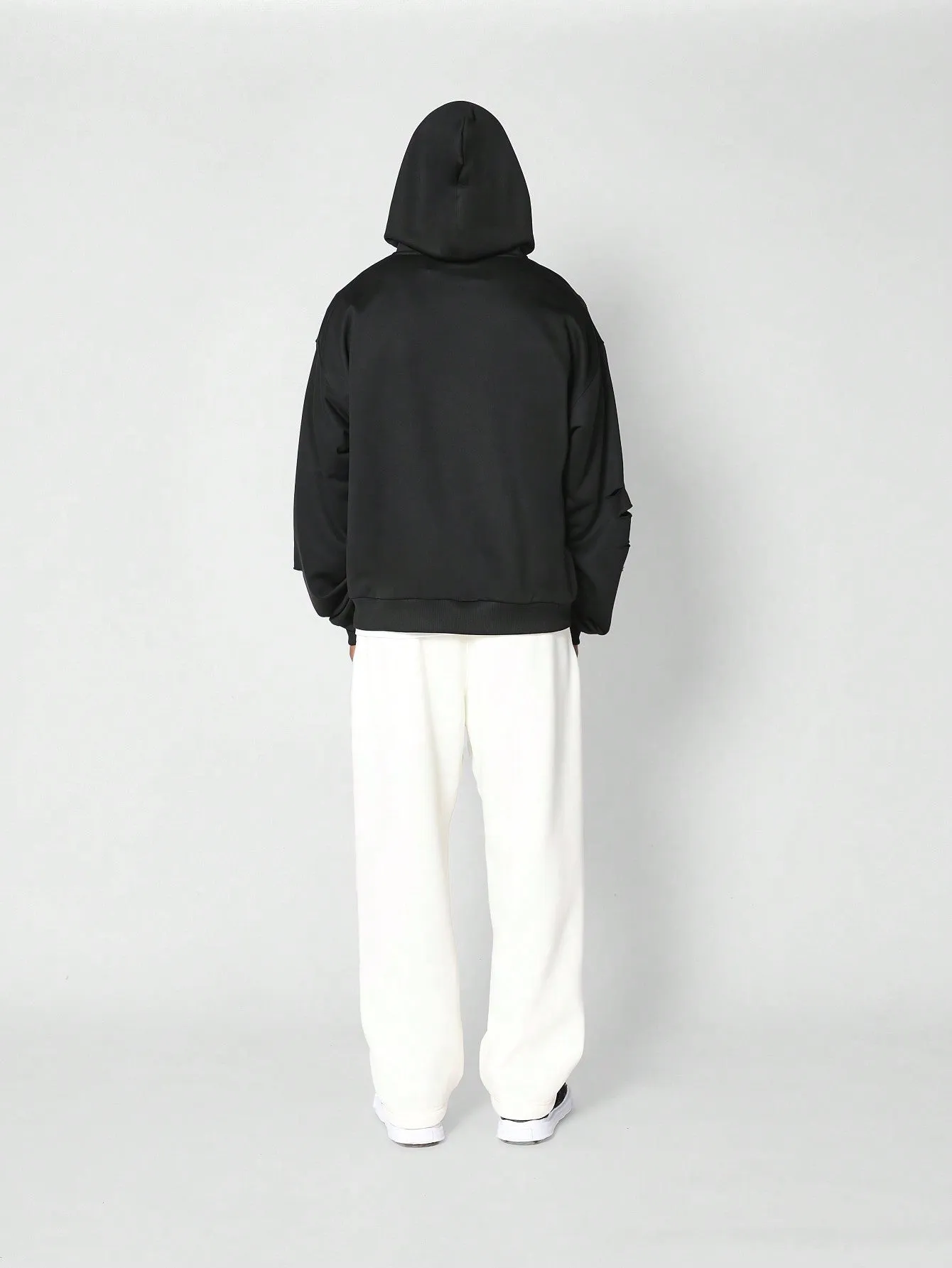 Overhead Distressed Hoodie