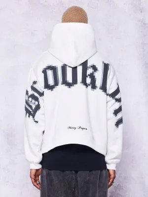 Overhead Hoodie With Brooklyn Print