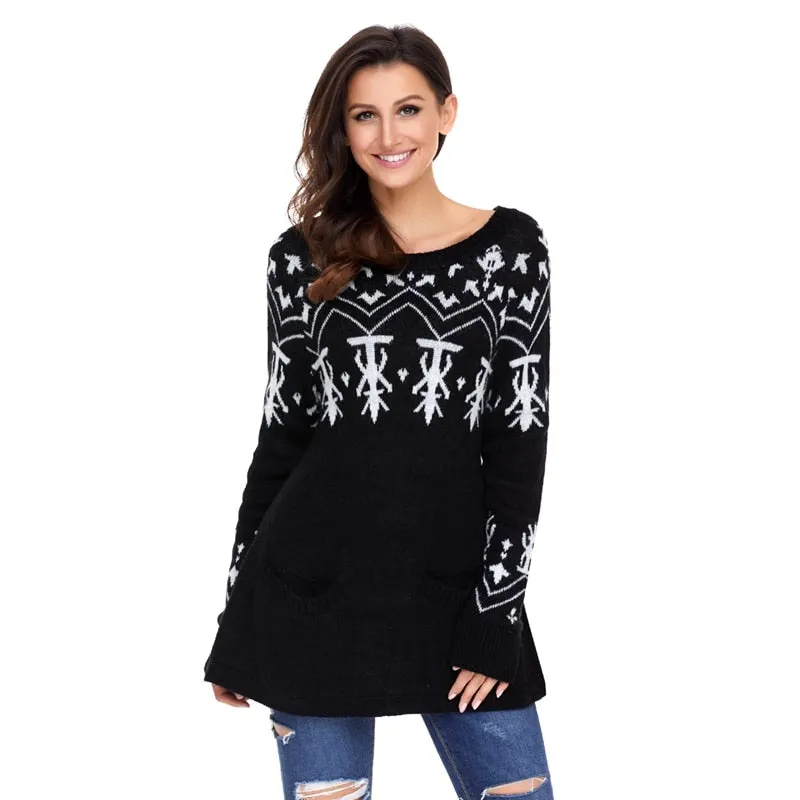 Oversized Sweater New Women Sweater Sexy Style Women Sexy Oversized Knit High-low