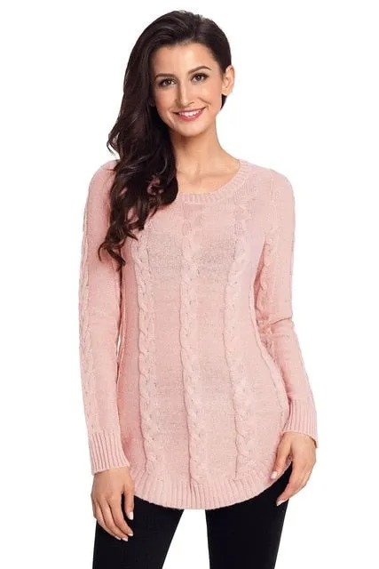 Oversized Sweater New Women Sweater Sexy Style Women Sexy Oversized Knit High-low