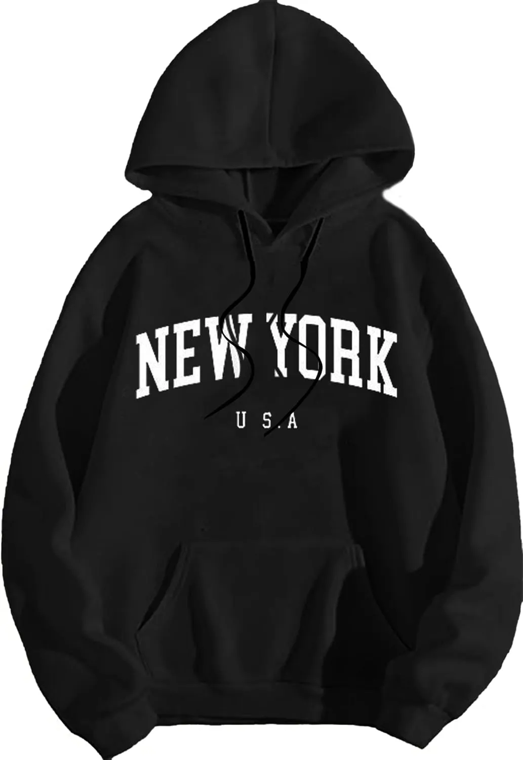 Remidoo Women's Sun and Moon Graphic Hoodies Oversized Long Sleeve Pullover Sweatshirt with Pocket