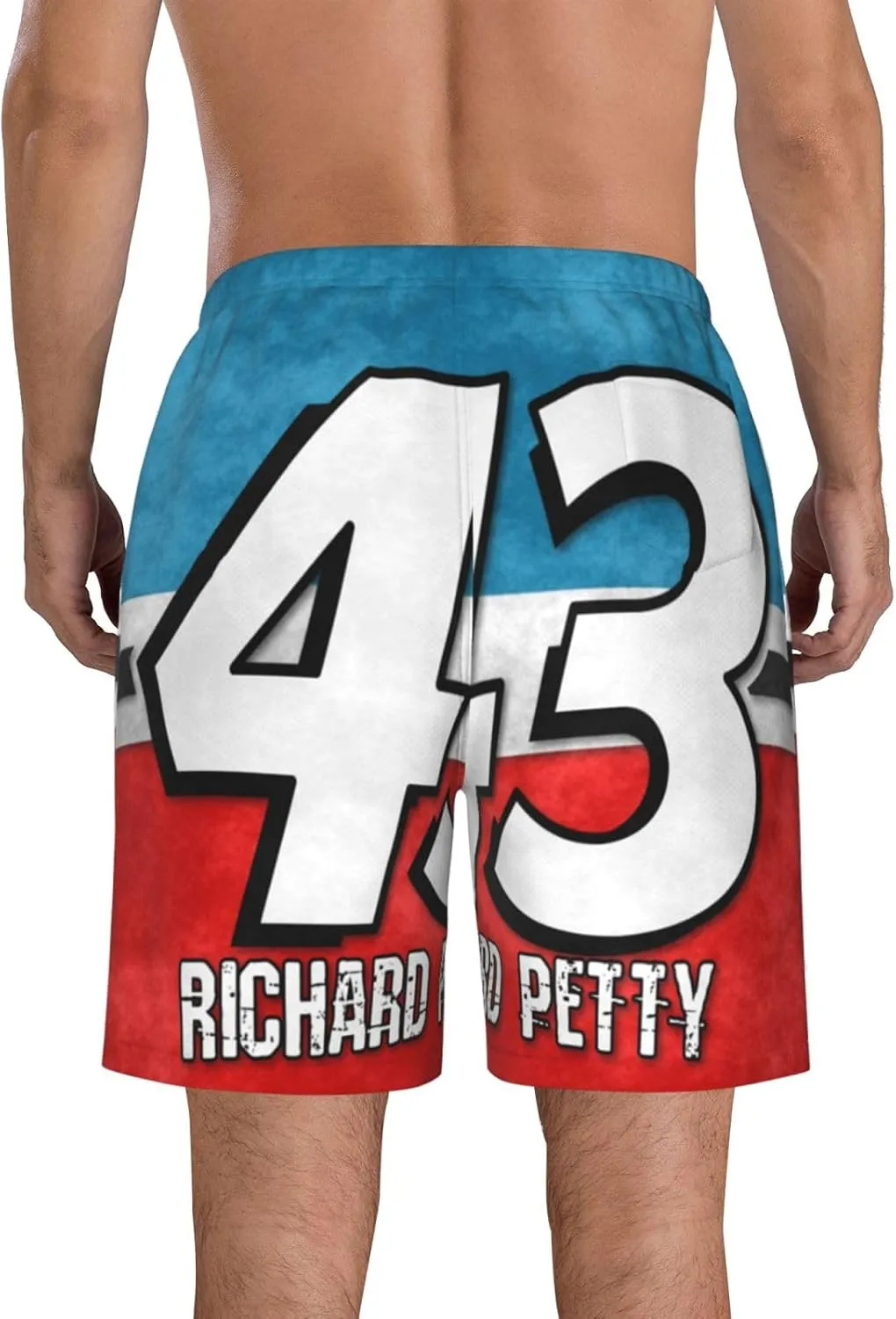 Richard-Petty-Car-43 Men's Swim Trunks Board Shorts Outdoor Beach Surfing