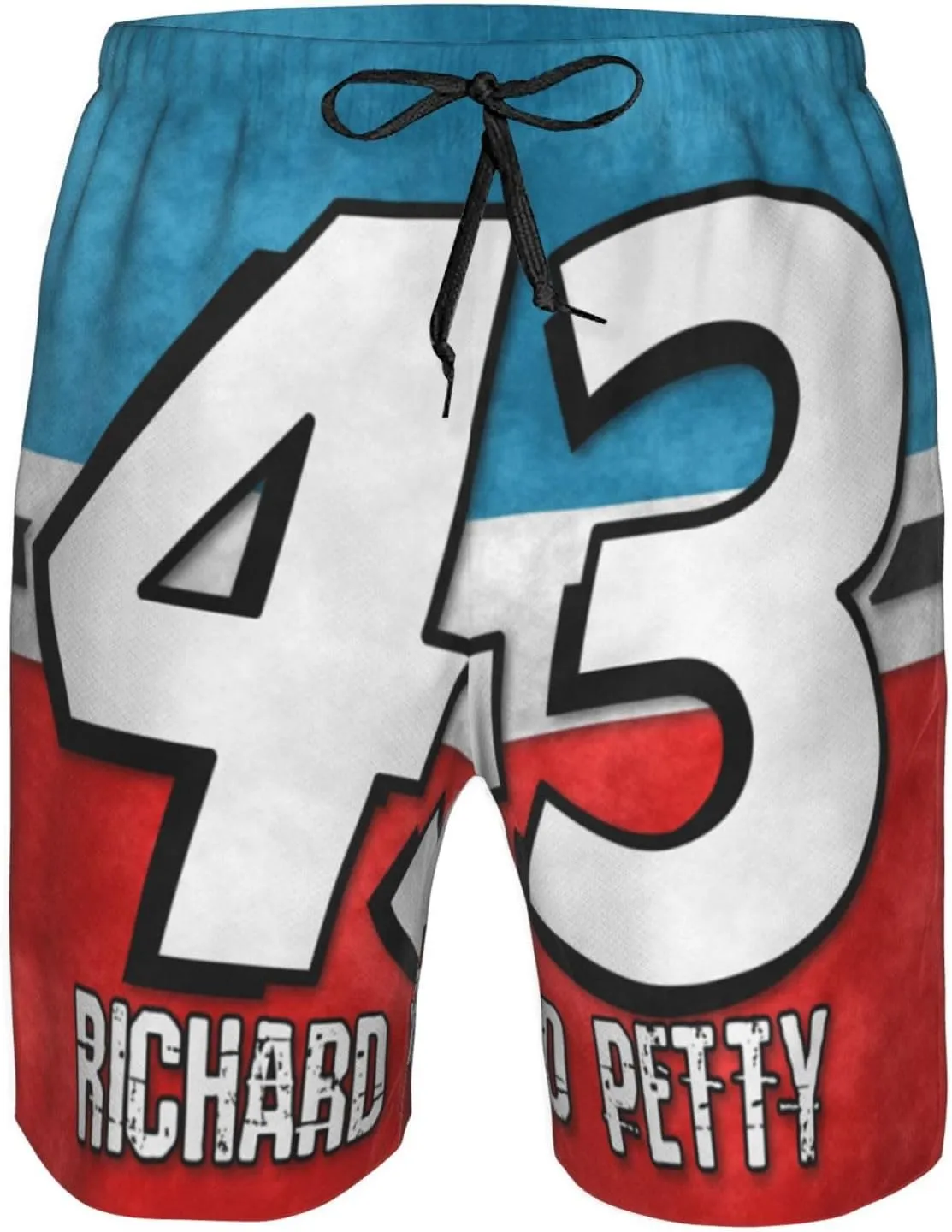 Richard-Petty-Car-43 Men's Swim Trunks Board Shorts Outdoor Beach Surfing