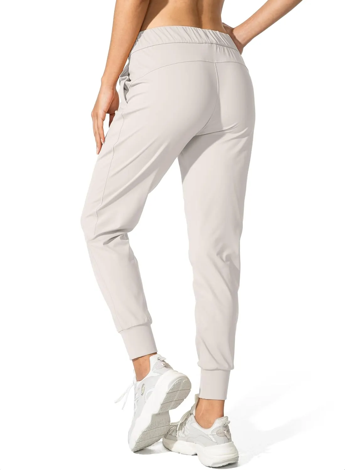SANTINY Women's Joggers Pants Pockets Drawstring Running Sweatpants for Women Lounge Workout Jogging