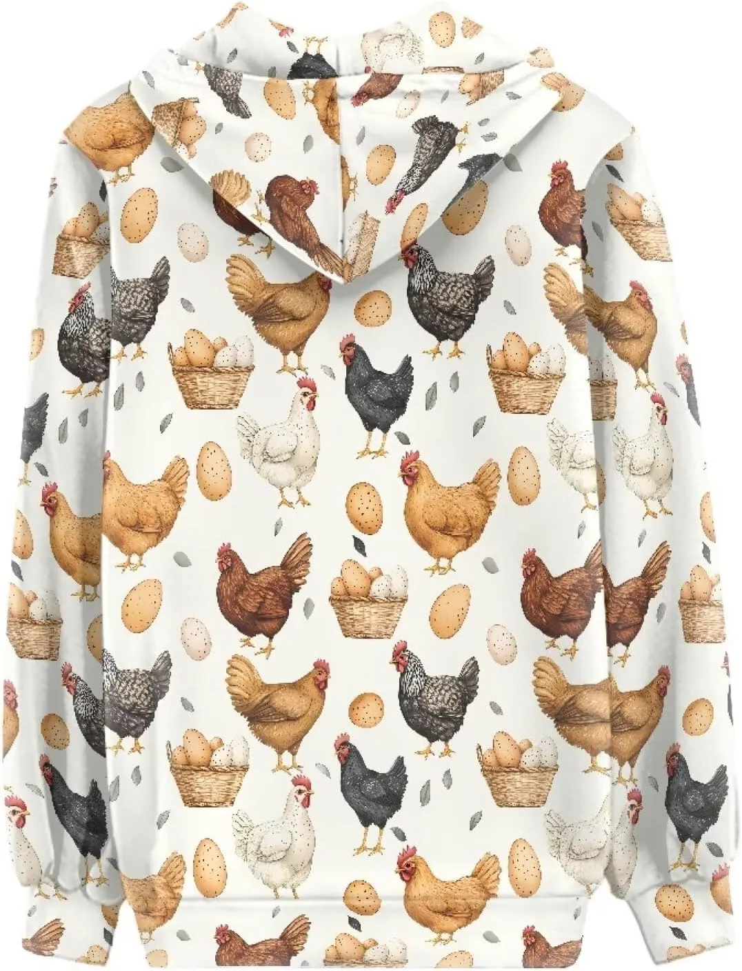 Showudesigns XS-5XL Zip Up Hoodie for Women Sweatshirt Pullover