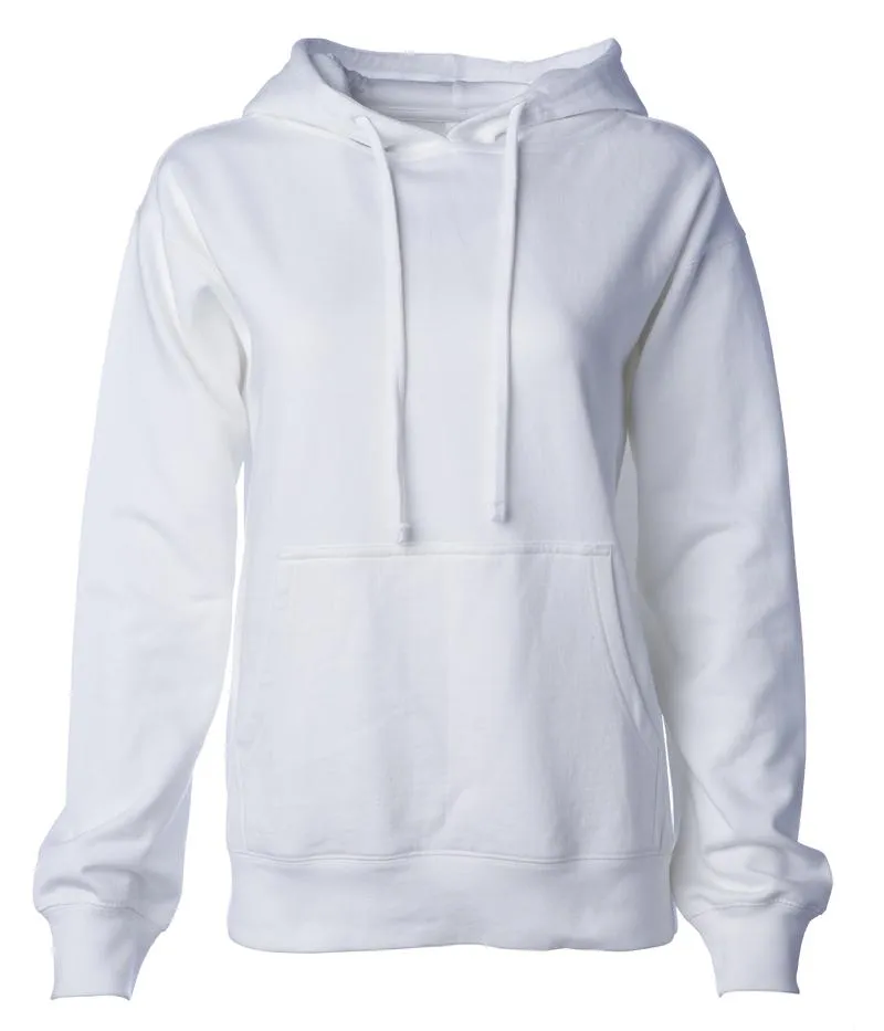 SS008 WOMEN'S MIDWEIGHT HOODED PULLOVER SWEATSHIRT