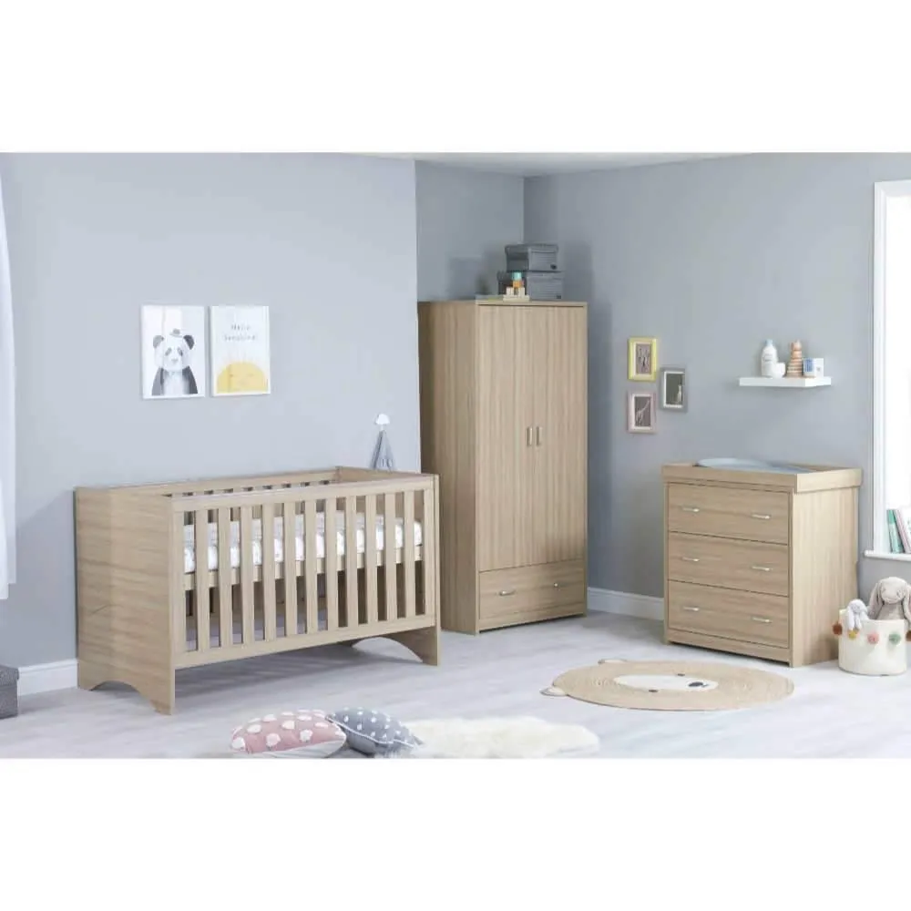 Veni Nursery Furniture Set 3 pcs - Oak