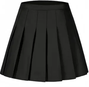 Women Pleated Skirt Tennis Golf Skorts with Lining Shorts Athletic Pleated Skirts for Women