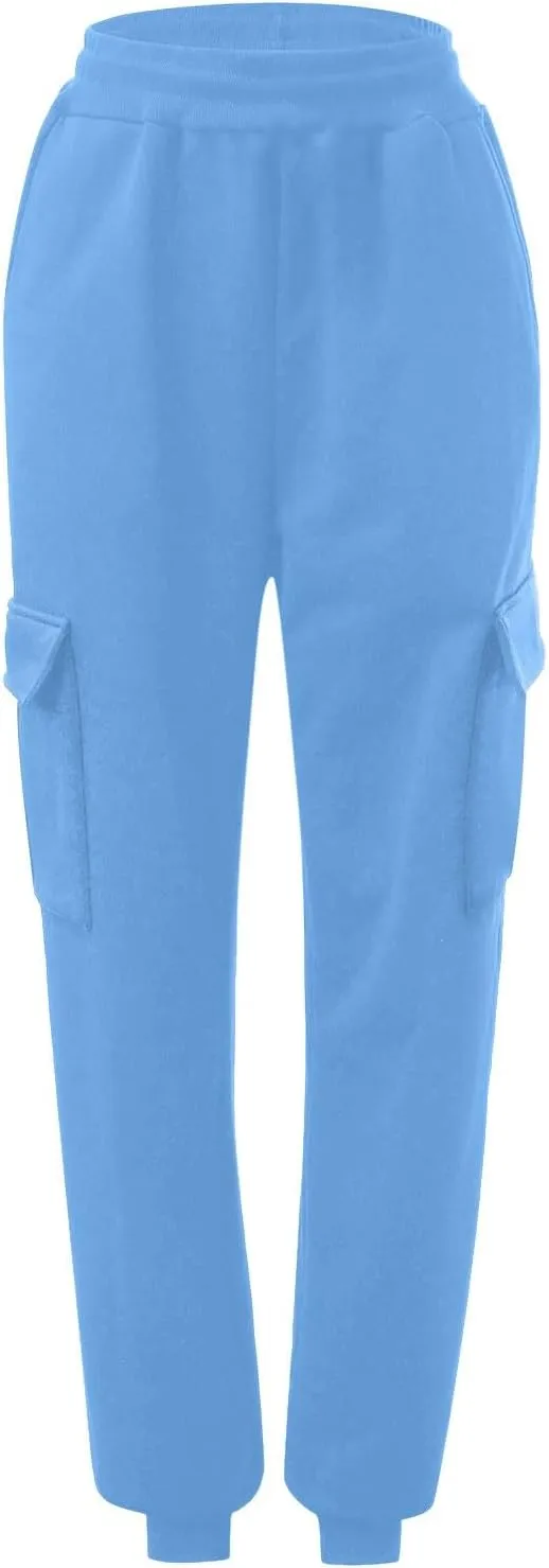 Women's Linen Blend Summer Solid Pant Trousers Low Waist Stretchy Slim-Fit Trouser Business Work