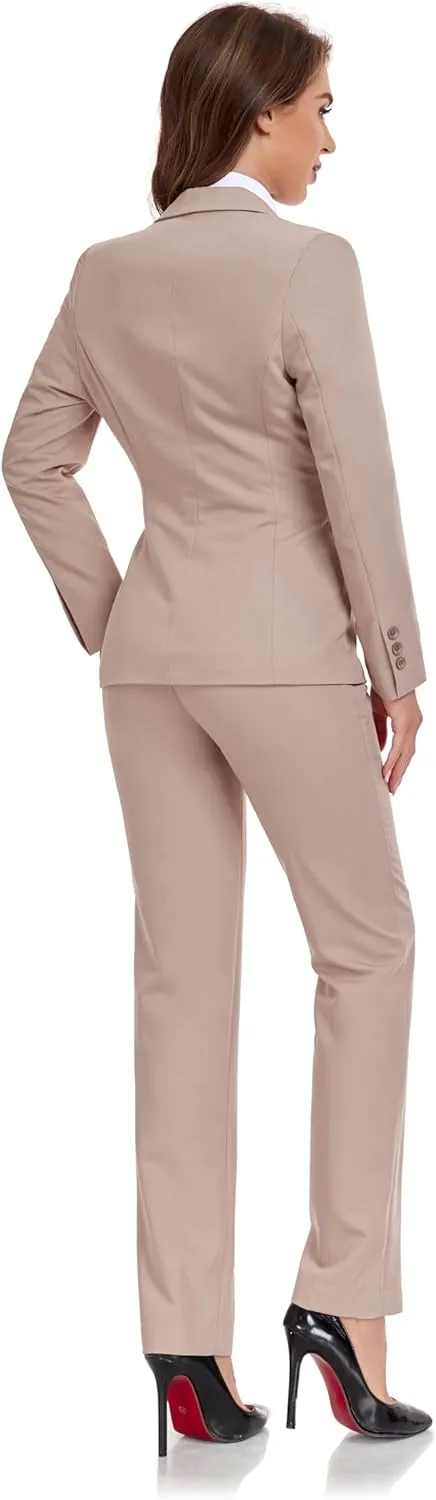 Women's Suits for Work Professional, 2 Piece Office Work Suit Set, Women's Suit Formal Wear